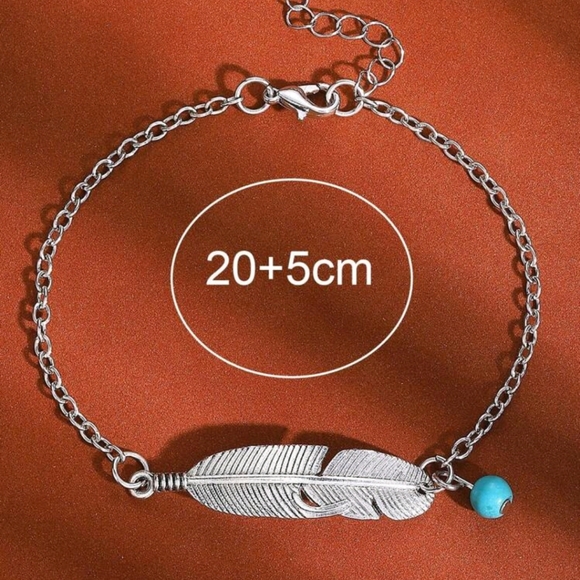 NWT Feather Anklet - Picture 2 of 2